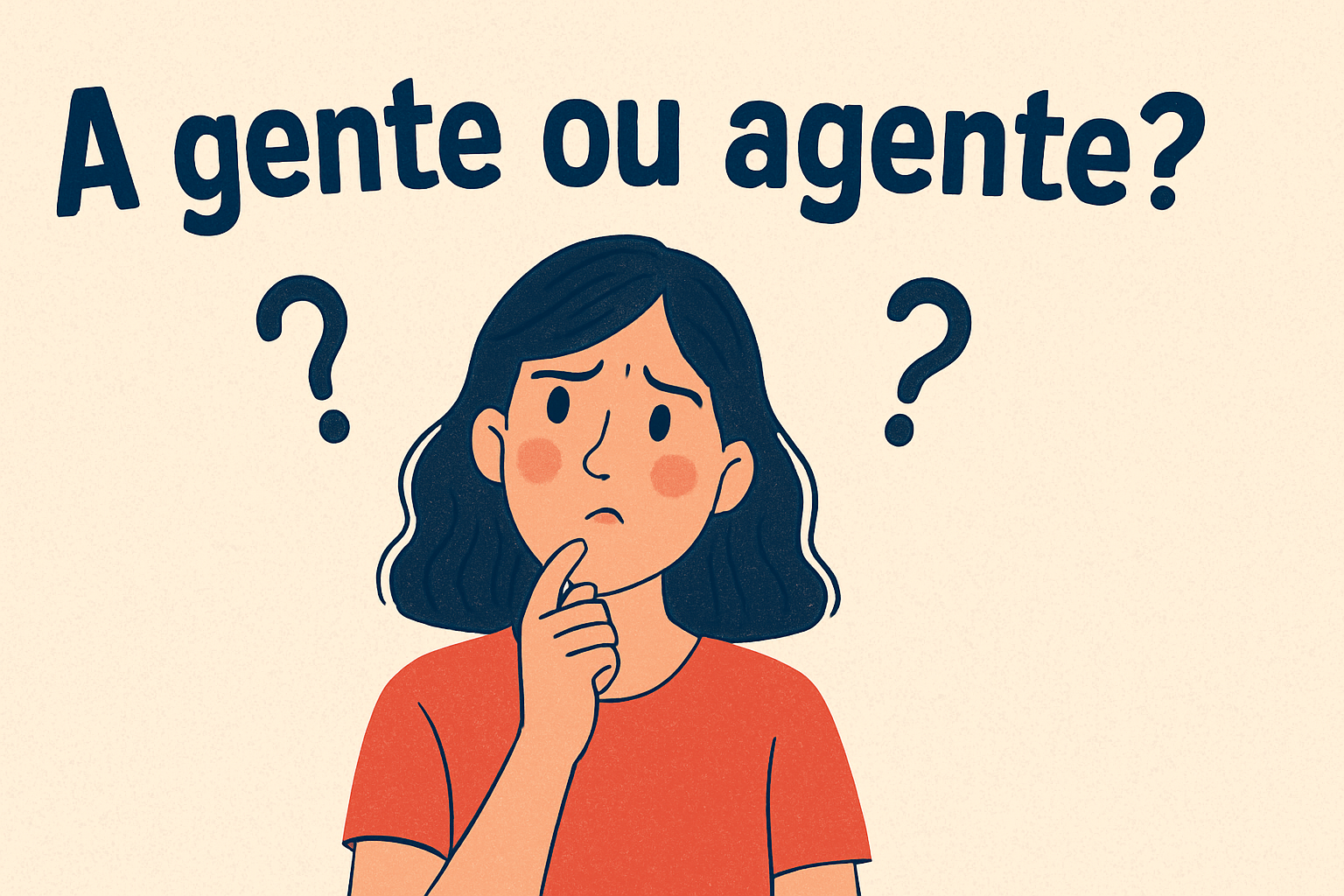 A gente ou agente? Aprenda de uma vez por todas!