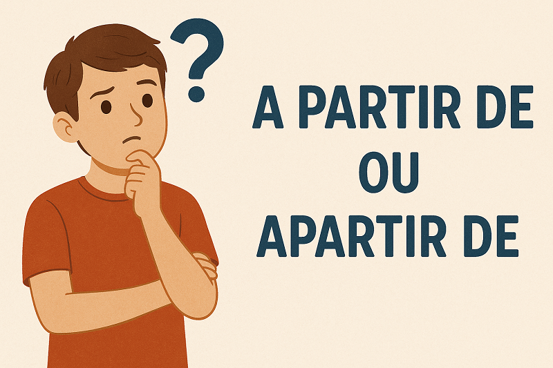 A partir de ou apartir de: Qual é a forma correta?